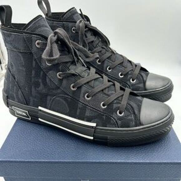 Men's Dior B 23 high top sneakers size 45 made in Italy - Picture 12 of 13